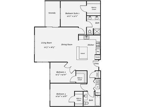 Floor plan C1