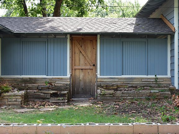 Cedar door side entrance