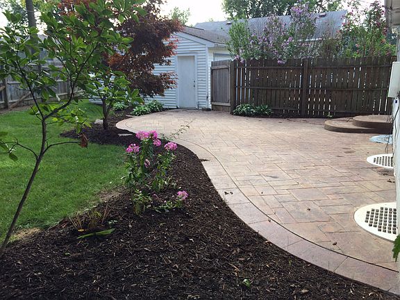 Stamp concrete patio