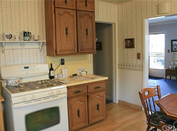 View of the kitchen from the sink area