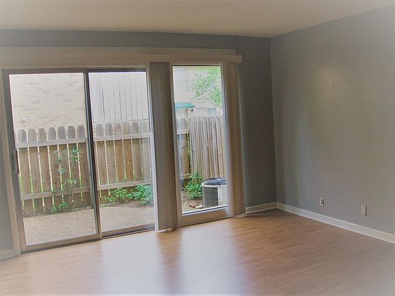 Entry to fenced patio