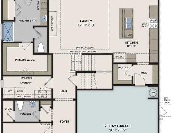 The Sycamore First Floor Plan