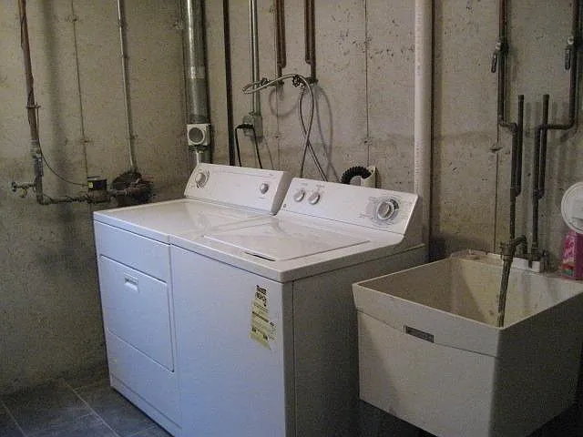 Partially Finished Basement Laundryroom