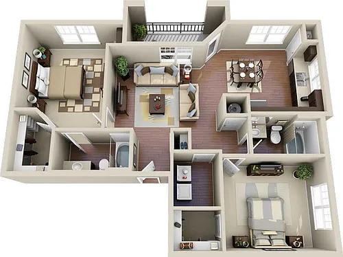 Floor plan B3