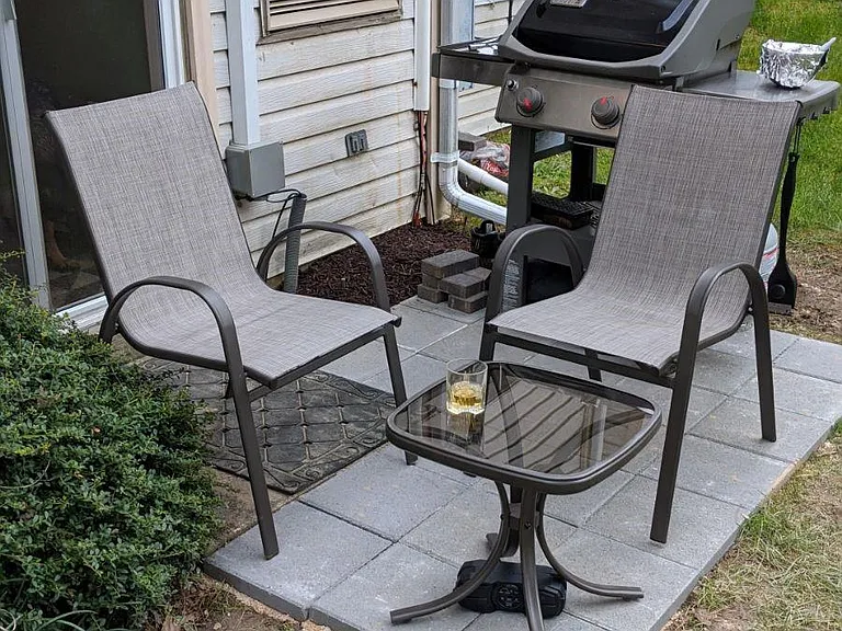 Private patio