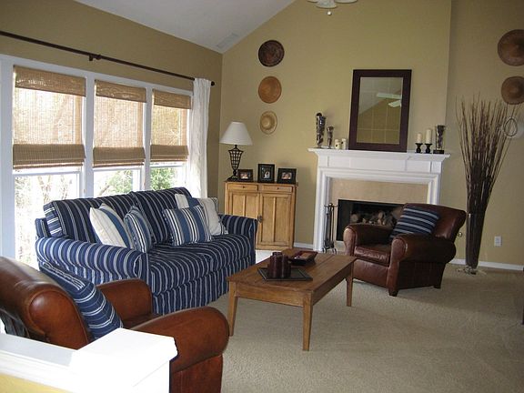 Great room with gas fireplace