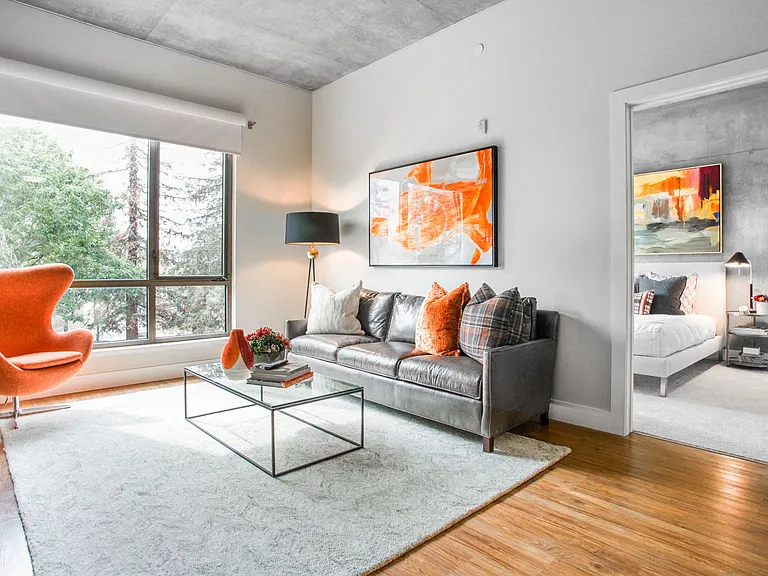 Open-concept floor plans for design flexibility