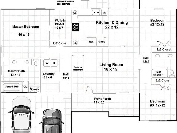 Main Level Floor Plan