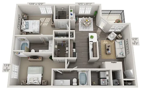 Floor plan Evergreen