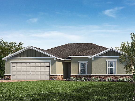 Exterior H with stone