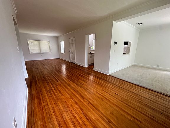 Dinning room with view of den and living room