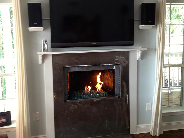 Fireplace works:)