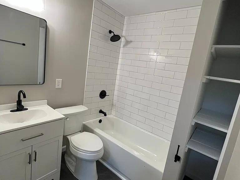 Full bath - completely updated with linen closet