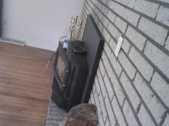 Woodburner in livingroom