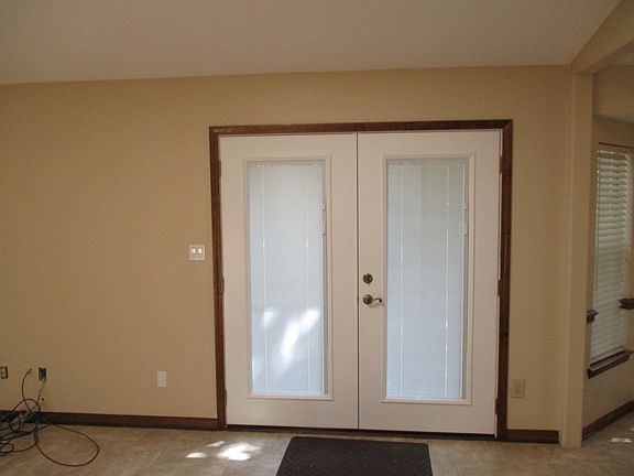 French door in den