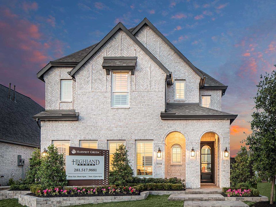 Harvest Green 40ft. lots by Highland Homes in Richmond TX Zillow