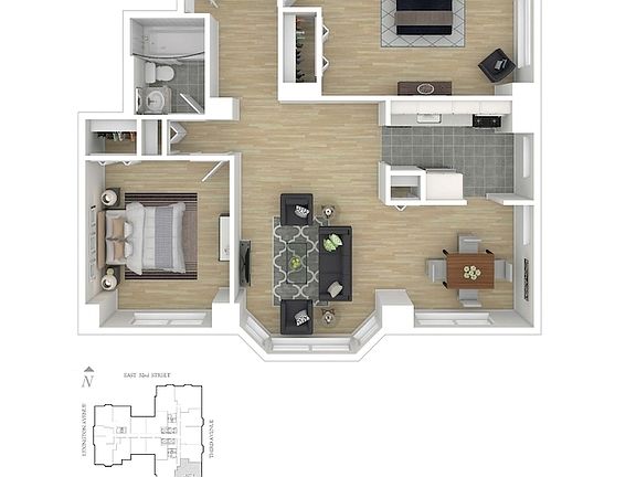 3rd image of 151-155 E 31st St #E3f