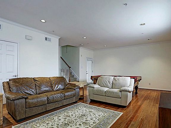 The second floor has hardwood floors.
