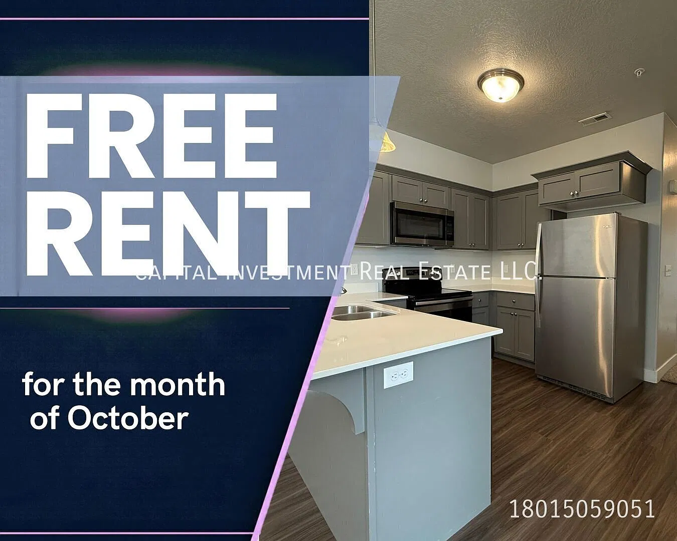 October Rent Free!! — Photo 1