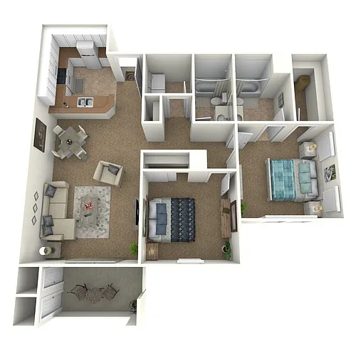 Floor plan Pitzer