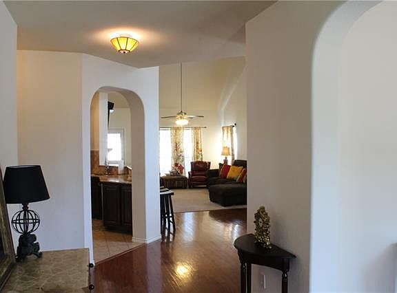 Hallway to kitchen and family area