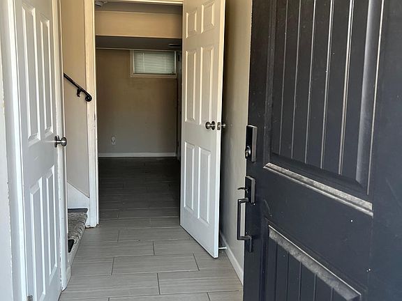 Entry way and preview of laundry room