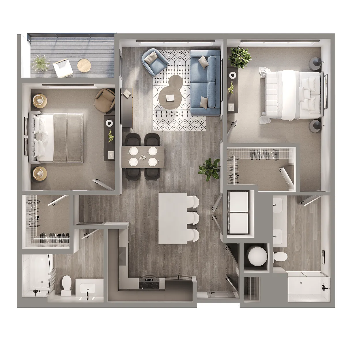 Floor plan B3