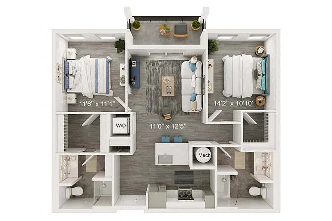 Floor plan Barrier