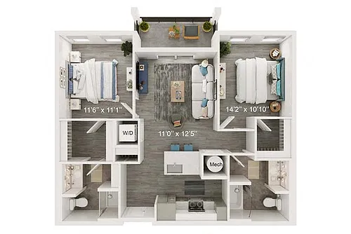 Floor plan Barrier