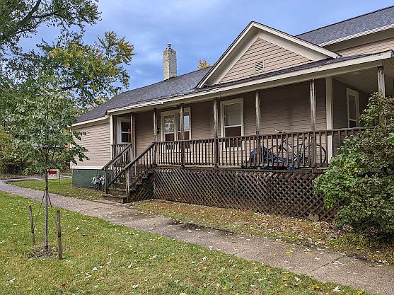 Front of apartment