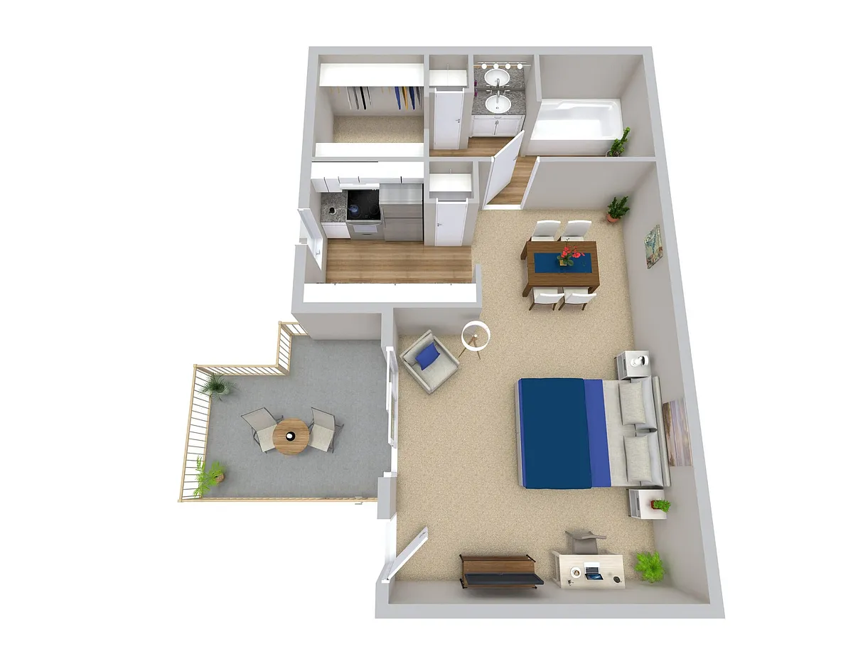 Floor plan Studio