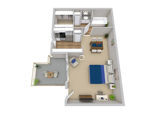 Floor plan Studio