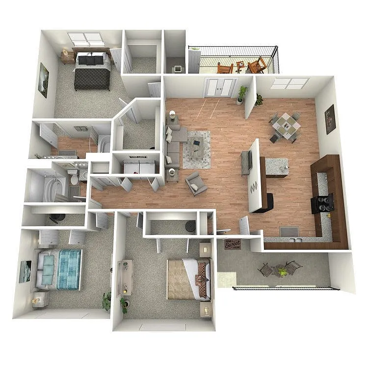 Floor plan 3 DLX