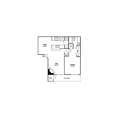 Floor plan A2 Renovated