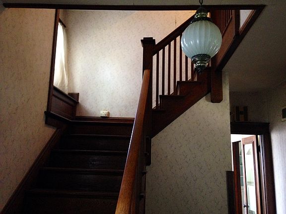 Original wood staircase