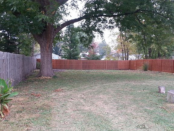 Fenced in Back Yard