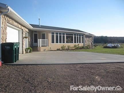 Cement Driveway View