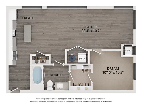 Floor plan A1101