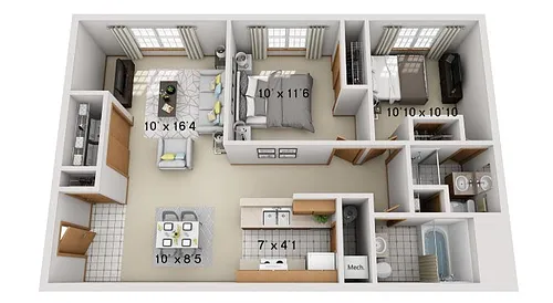 Floor plan B2 Classic