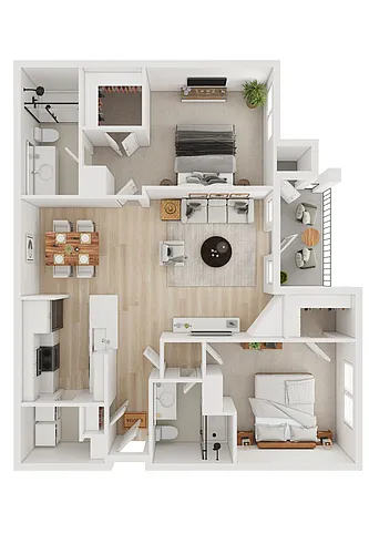 Floor plan B2F-PO