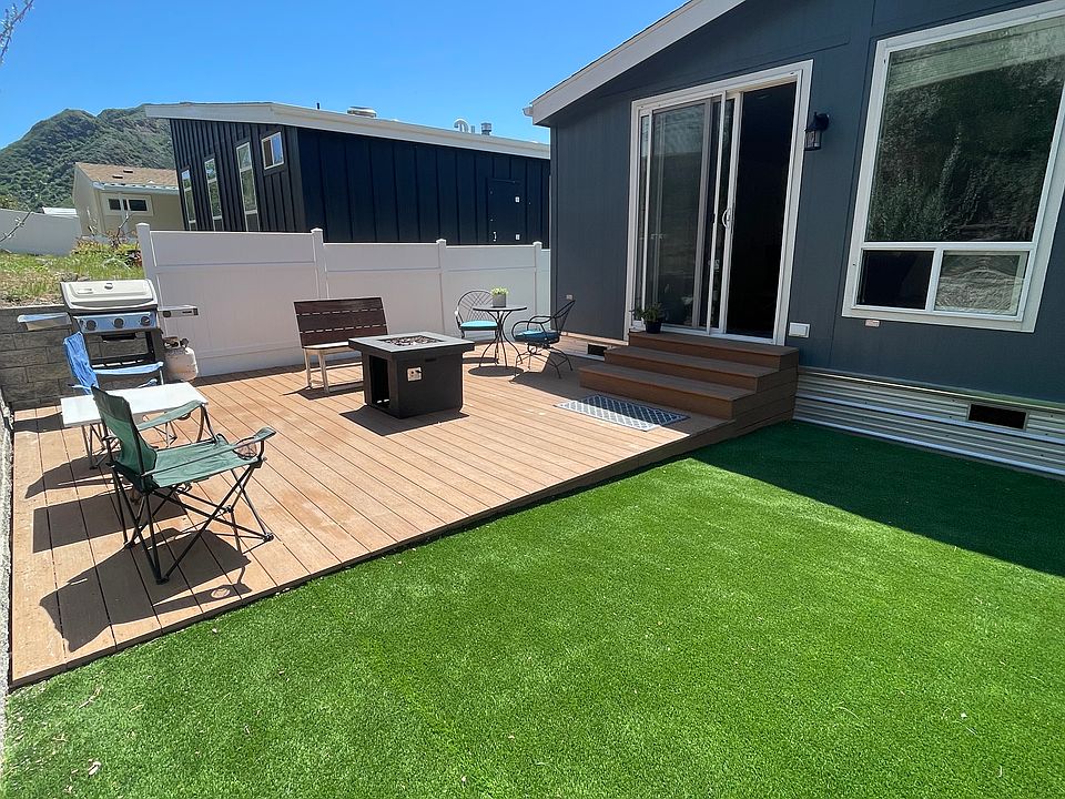 backyard and deck