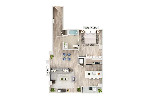Floor plan A19A