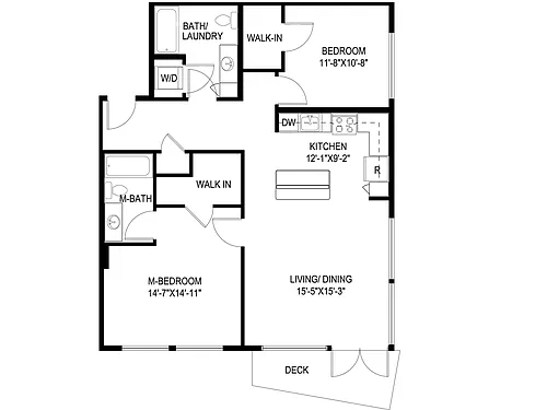 Floor plan B7