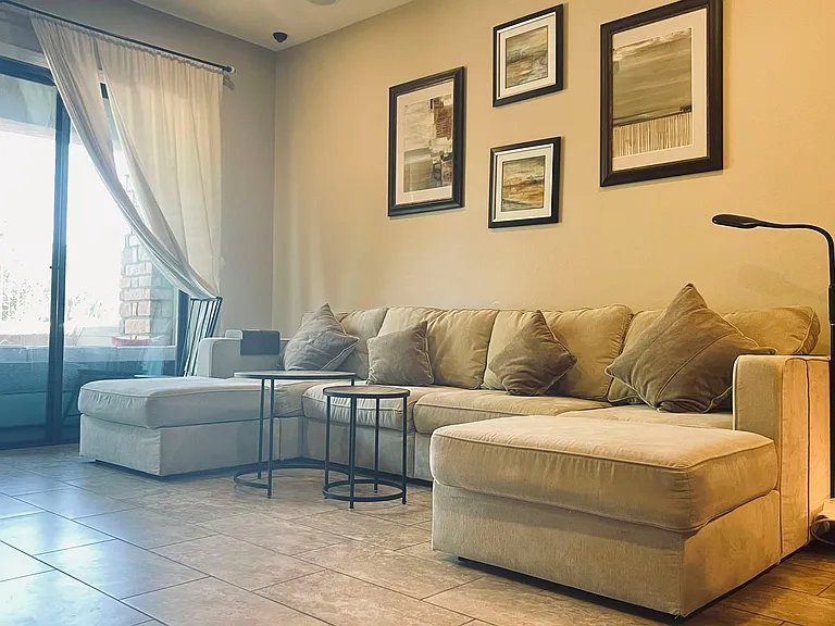 Livingroom with Configurable LoveSac furniture