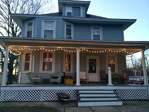 Front with large porch