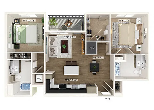 Floor plan B1