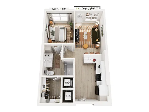 Floor plan A1-80