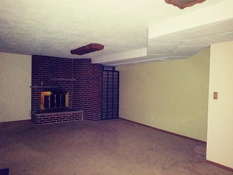 Fire place in living room