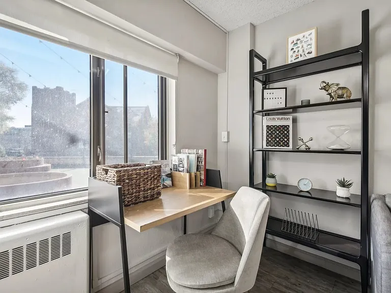 Home office with a view at Archer Tower in Denver, CO