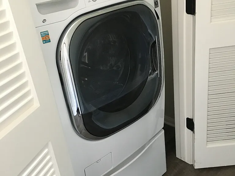 Your own washer/dryer and pressurized hot water.
